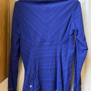 Lululemon long sleeve shirt in blue.